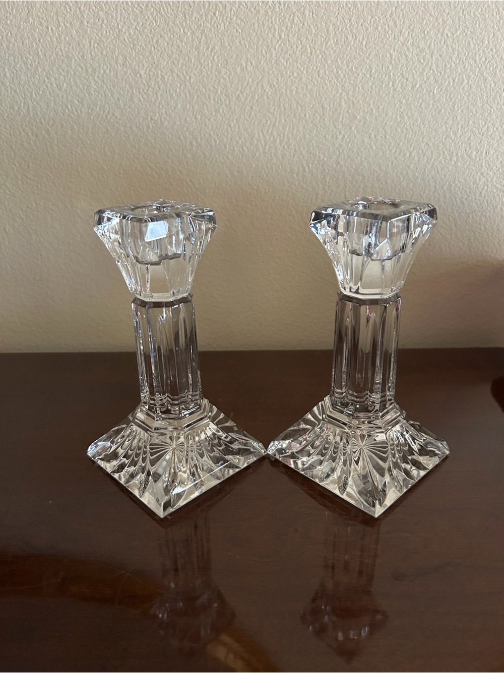 Waterford Crystal Candlestick Holders EUC